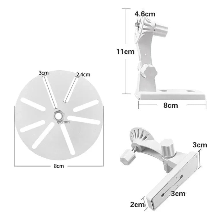 Punch - free Plastic Bracket for Surveillance Swing - head Cameras - Trustpick