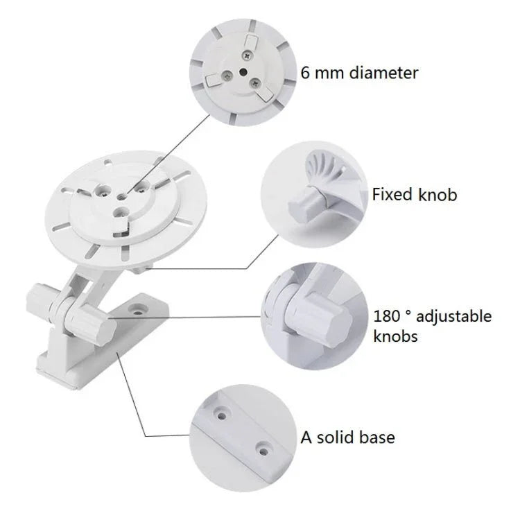 Punch - free Plastic Bracket for Surveillance Swing - head Cameras - Trustpick