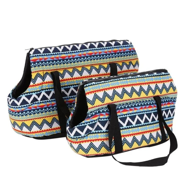 Retro Pet Carrying Bag Comfortable & Breathable Backpack For Cats And Dogs - Trustpick