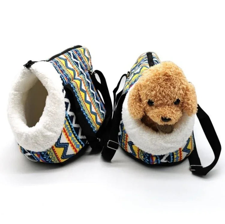 Retro Pet Carrying Bag Comfortable & Breathable Backpack For Cats And Dogs - Trustpick