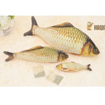Simulation Fish Toy Funny Cat Toy Fish Stuff Scratching Post Board Toy, Small Size: 21.5 x 8.0 x 5.0cm - Trustpick