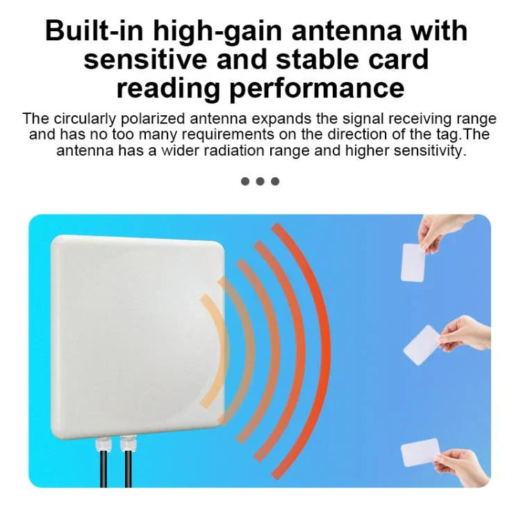 UHF RFID Long Range 9dBi Integrated Reader with E710 Chip, Style: Built - in Heating Constant Temperature Module - Trustpick