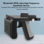 UHF RFID Radio Frequency High Performance Handheld Back Clip Bluetooth Communication Reader, Style: Bluetooth RFID Reader/Writer - Trustpick