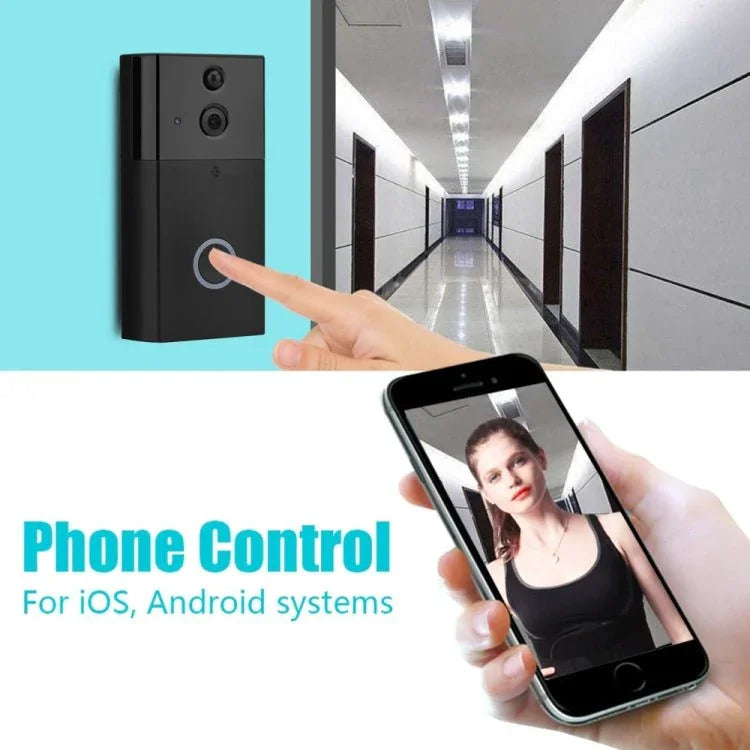 VESAFE HD 720P Security Camera Smart WiFi Video Doorbell Intercom, Support TF Card & Infrared Night Vision & Motion Detection App for IOS and Android - Trustpick