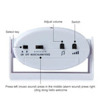 Wireless Intelligent Doorbell Infrared Motion Sensor Voice Prompter Warning Door Bell Alarm - Trustpick
