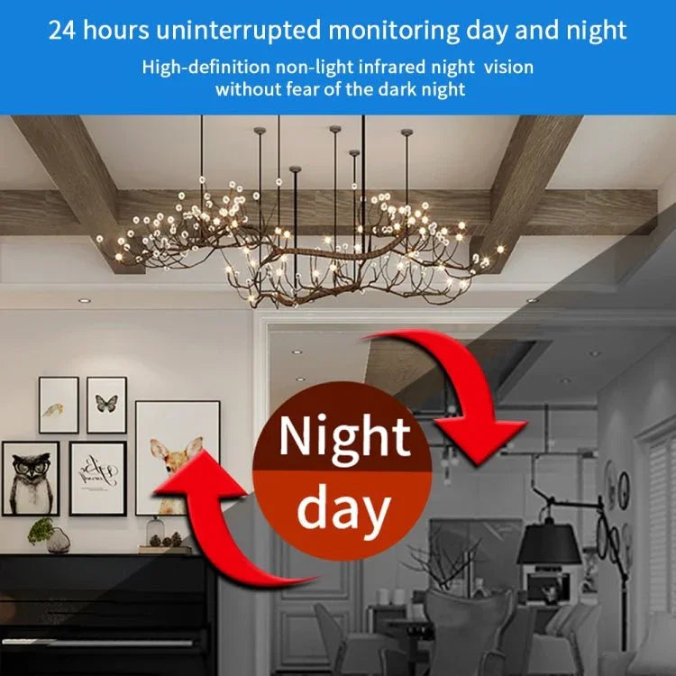 X6D 720P Wireless Home Mini Surveillance Camera, Support Infrared Night Vision & Motion Detection & TF Card - Trustpick