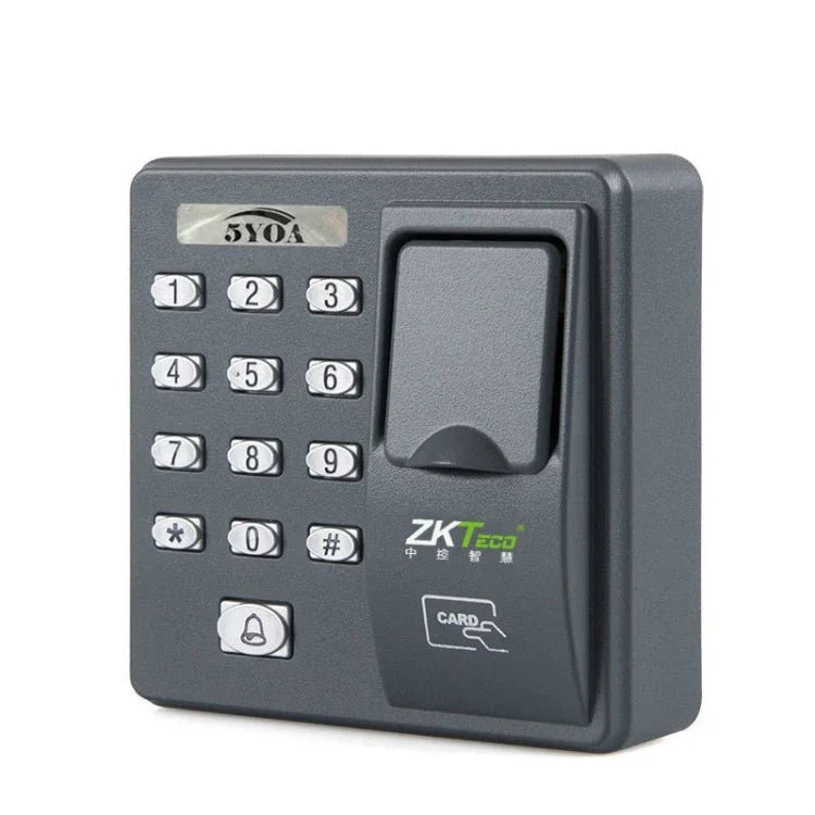 ZKTeco X6 Fingerprint Time Attendance All - in - one Password Swipe Access Control Time Attendance Machine Intelligent Office Access Control System - Trustpick